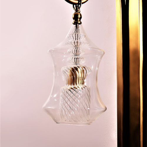 Atelier Sconce House Bespoke Bespoke Glass Shade Blown to a Broken Original