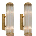 Atelier Sconce House Brockenhurst Glass Rod Wall Panel Pair