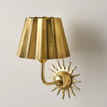 Atelier Sconce House Denbury Cast Brass Sunburst Wall Light