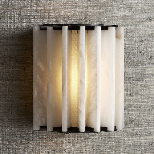 Atelier Sconce House Westbourne Alabaster and Bronze Wall Panel