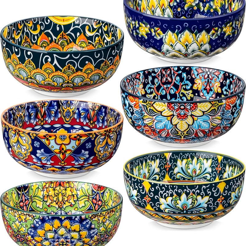 Chalkhill Studio Pemberley Ceramic Bowl Uplighter Set of 6