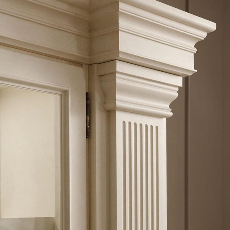 Chalkhill Studio Quenby Plaster Column with a Flared Top Wall Light