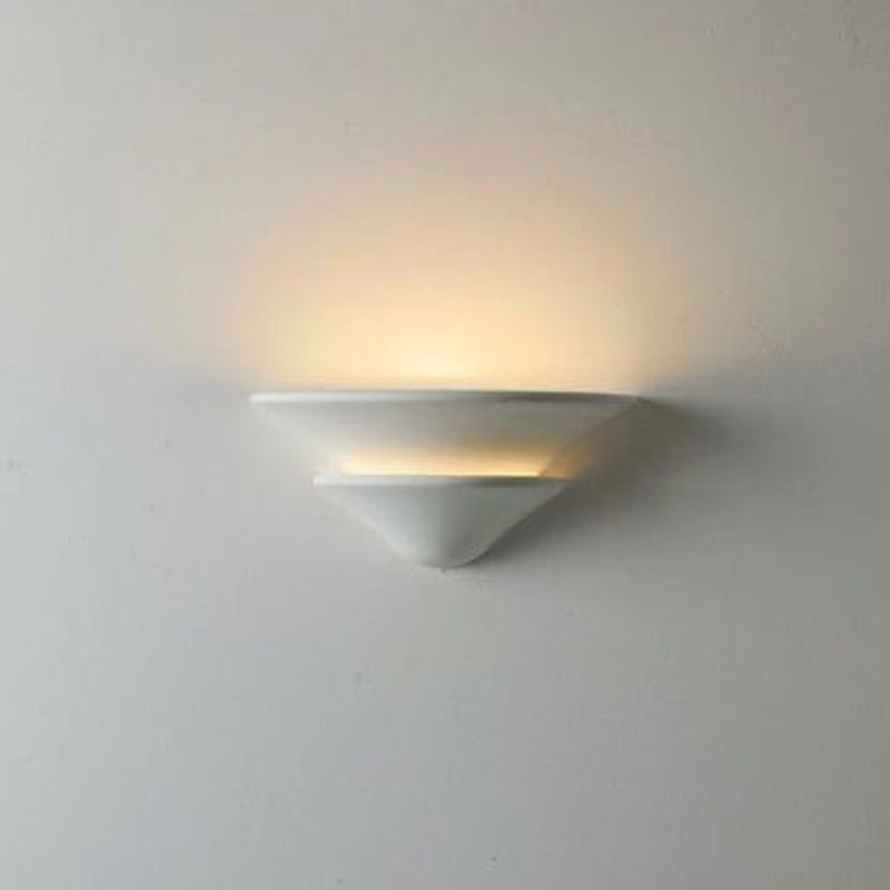 Chalkhill Studio Rushmore Sculptural Plaster Wave Wall Light