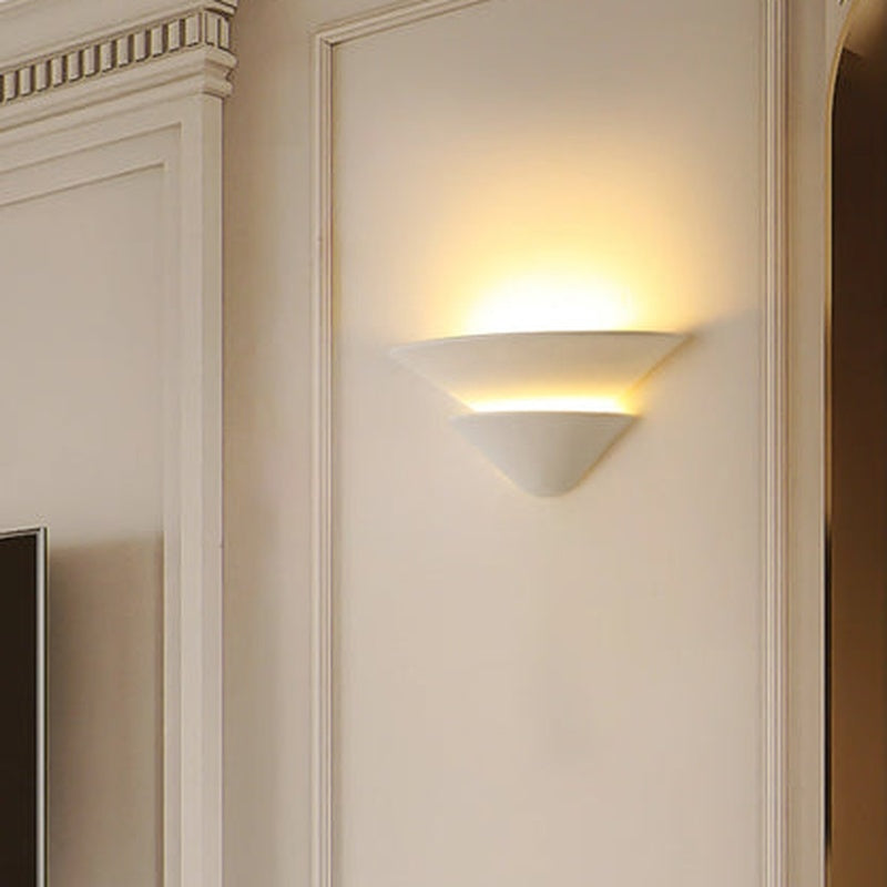 Chalkhill Studio Rushmore Sculptural Plaster Wave Wall Light Large