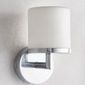 Corsham Bathroom Lighting Freshford IP44 Half Moon in Opal Glass