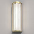 Corsham Bathroom Lighting Kelston Bath IP44 Reeded Glass Wall Light