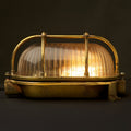 Corsham Bathroom Lighting Norton IP44 Bulkhead in Brass