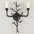 Foundry Nine Ironside Cast Bronze Branch Sconce Wall Light Antique Verdigris