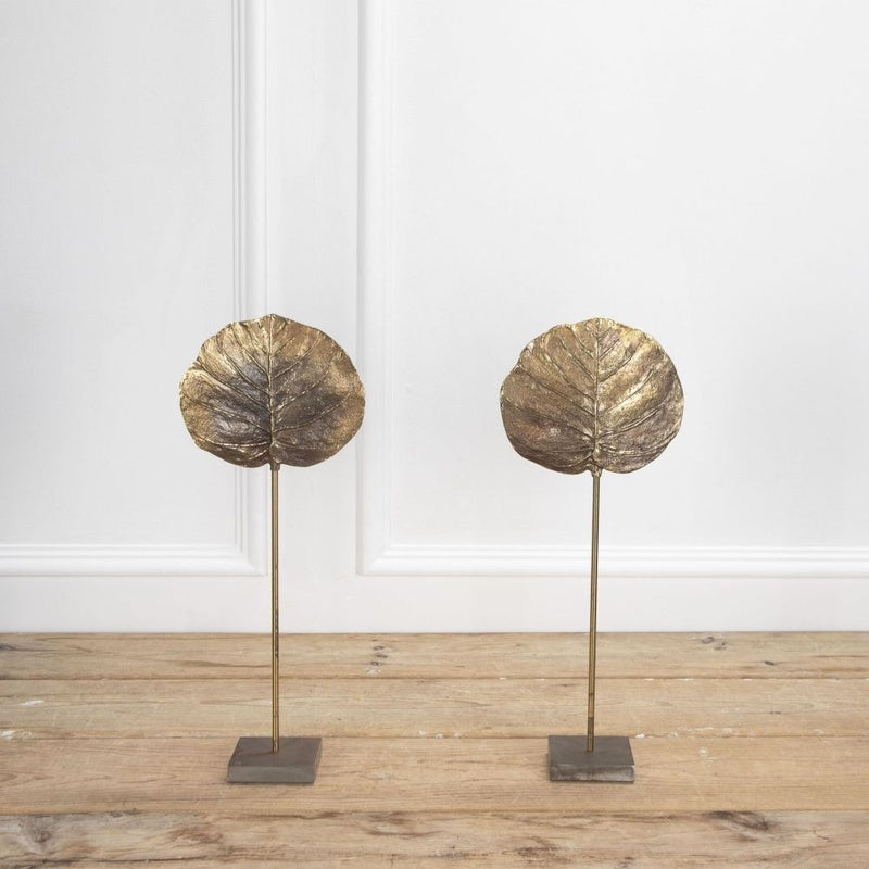 Foundry Nine Kelston Cast Bronze Leaf Set of 4