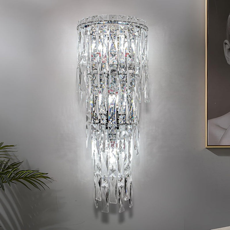 Halliwell Crystal Adelaide Cut Crystal Drop Wall Light