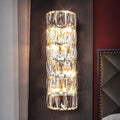 Halliwell Crystal Devonshire Crystal Column Sconce Wall Light