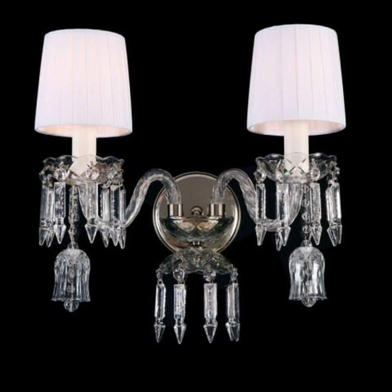 Halliwell Crystal Egerton Crystal Fan Wall Light Wall Light Pair