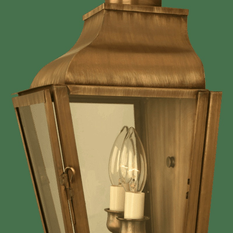 Portland Lantern Works Rame Copper Wall Lantern Large