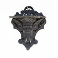 Salvage Row Restored Gothic Revival Wrought Iron Wall Bracket Pair