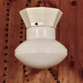 Salvage Row Restored Nineteen Thirties Opaline Glass Wall Light Single
