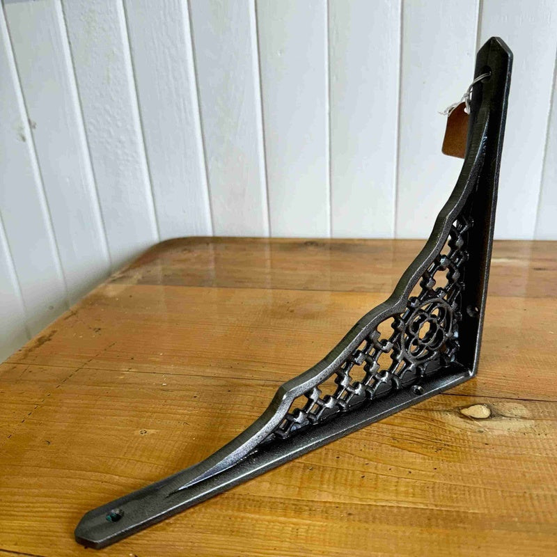 Salvage Row Restored Victorian Cast Iron Wall Bracket Single