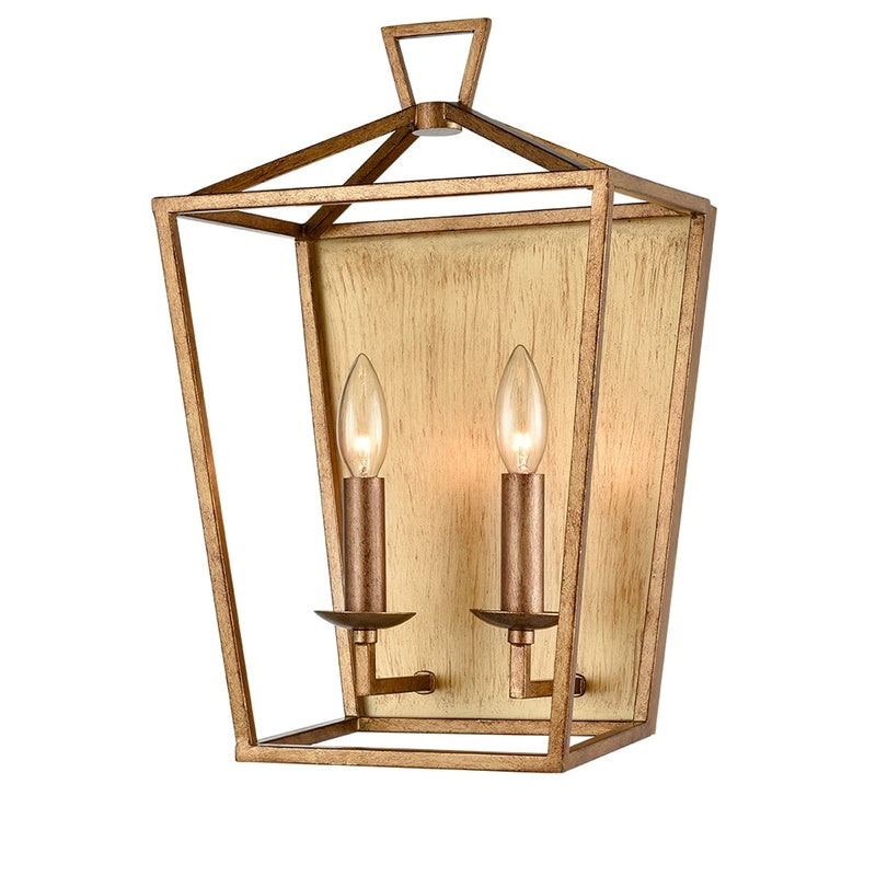 The Sconce House Collection Duntisbourne Brass Wall Lantern