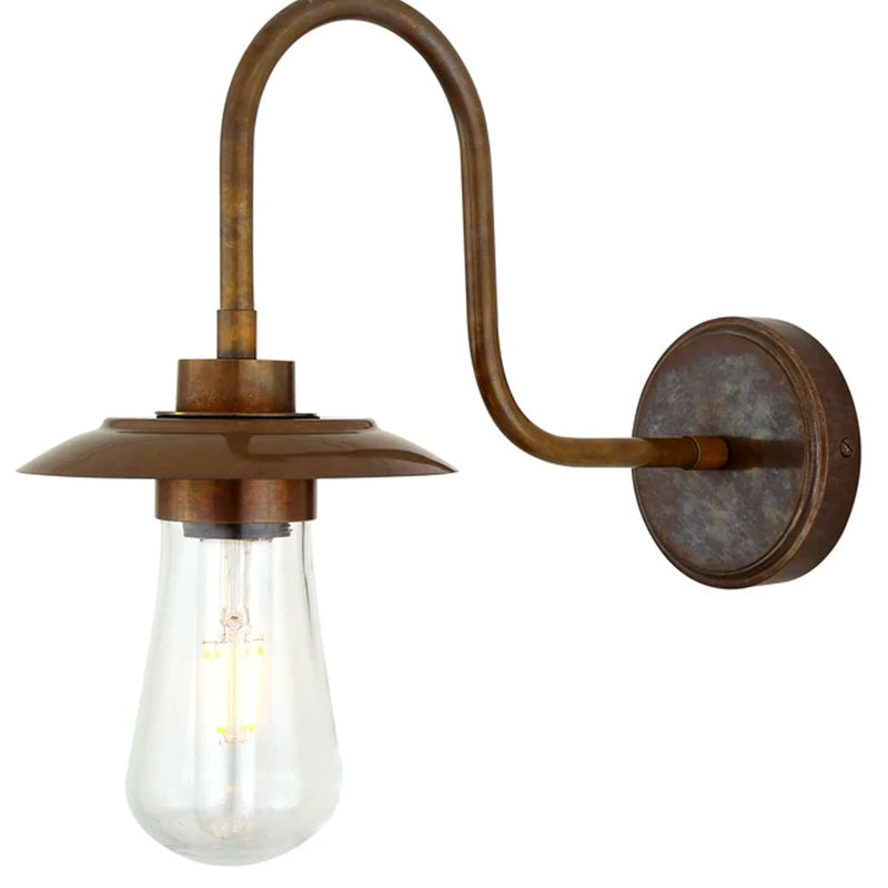 The Sconce House Collection Fladbury Swan Neck Plug In Wall Light