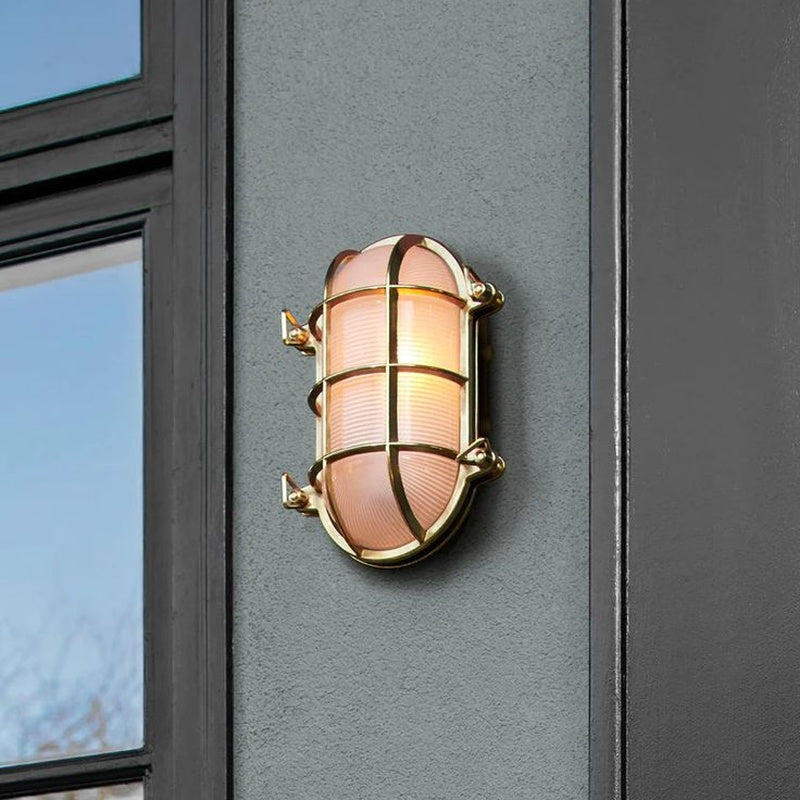 The Sconce House Collection Naunton Pressed Steel Bulkhead