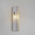 Vellum Stone Bramfield Alabaster Tapered Cylinder Wall Light Large